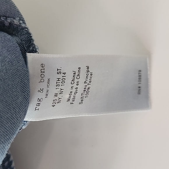 NWT Rag & Bone Jean Mojave Chambray Romper, sz S - Picture 8 of 13